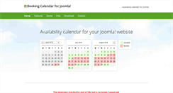 Desktop Screenshot of joomlabookingcalendar.com