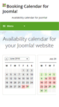 Mobile Screenshot of joomlabookingcalendar.com